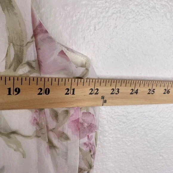 Ursula of Switzerland Dress White 18W Sleeveless Maxi Flora Romantic MOTB Whimsy - Picture 13 of 14